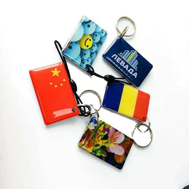 Epoxy NFC Key Tag Keychain